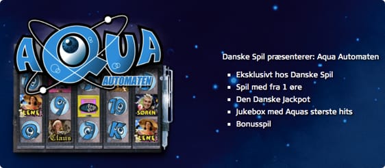 AQUA Spillemaskine fra Danske Spil