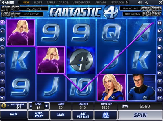 Fantastic Four Spillemaskine