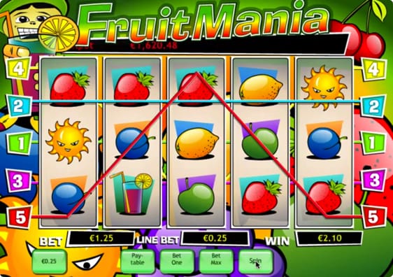 Fruit Mania spillemaskine
