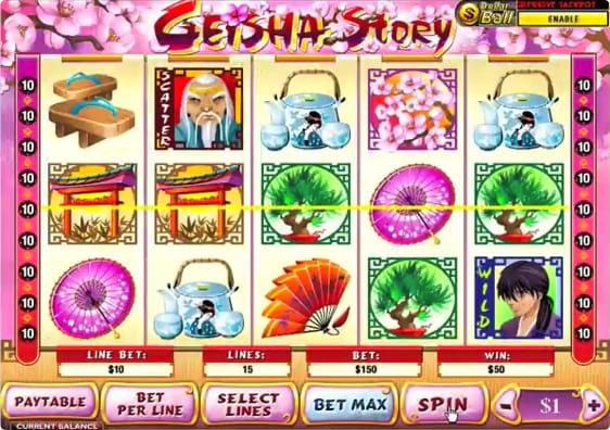 Geisha Story spillemaskine
