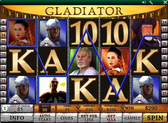 Gladiator spillemaskine
