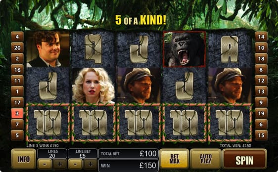 King Kong spillemaskine