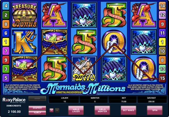 Mermaid’s Millions spillemaskine