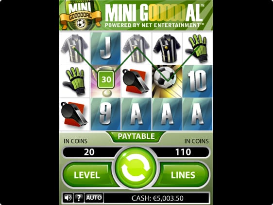 Mini Goooooal spillemaskine