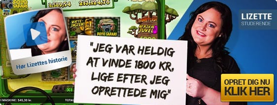 Spilnu.dk reklame med heldig vinder