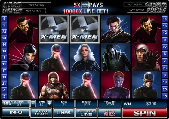 X-Men spillemaskine