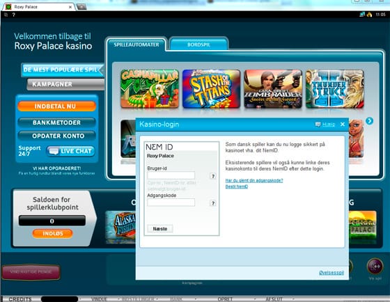 NemID på online casino