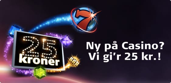 Få 25 kr gratis med bonuskode