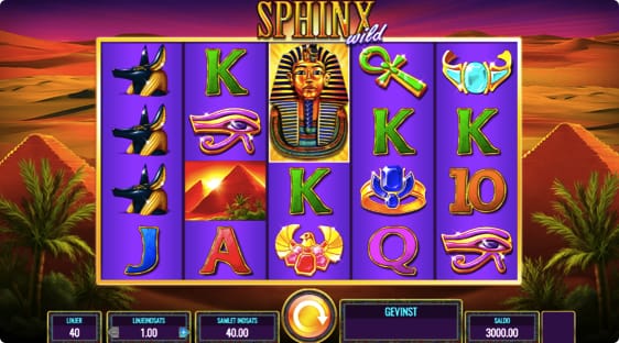 Sphinx Wild spillemaskine fra IGT med free spins