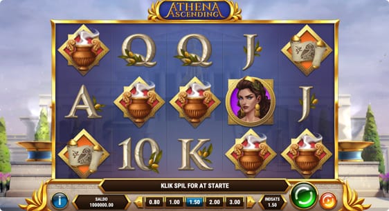Athena Ascending spillemaskine med 5 free spins