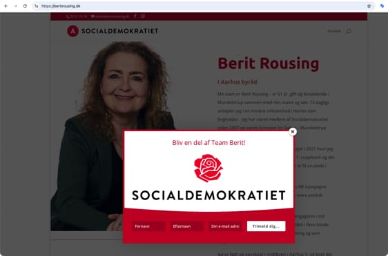 Berit Rousings officielle hjemmeside