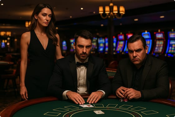 En eksisterende spiller indløser sin månedsbonus hos et casino