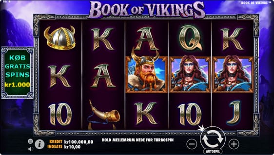 Book of Vikings – 10 free spins