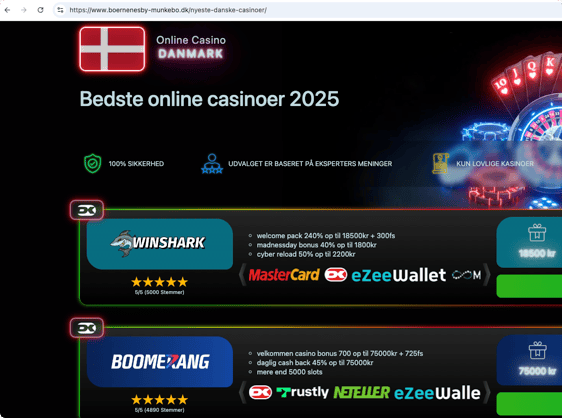Børnehaves hjemmeside misbrugt til svindel