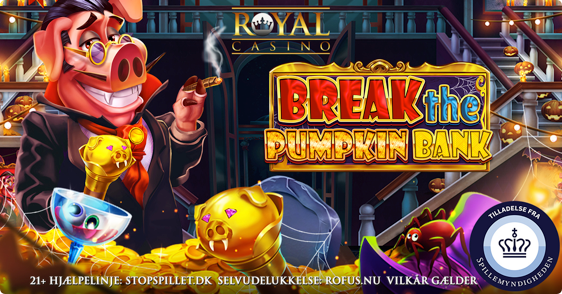 Break the Pumpkin Bank spilleautomat fra Octoplay