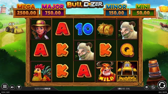 Bull Dozer spillemaskine – Vind 30 free spins