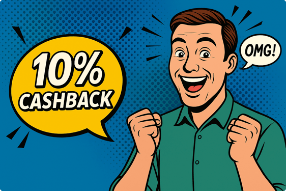 Cashback er en populær bonus blandt high rollere