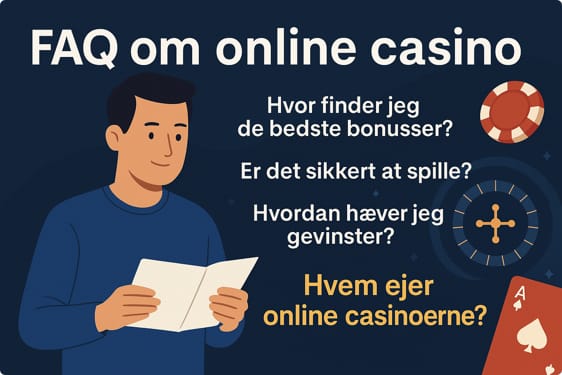 FAQ til OnlineCasino – Få svar på bonus, sikkerhed & udbetalinger