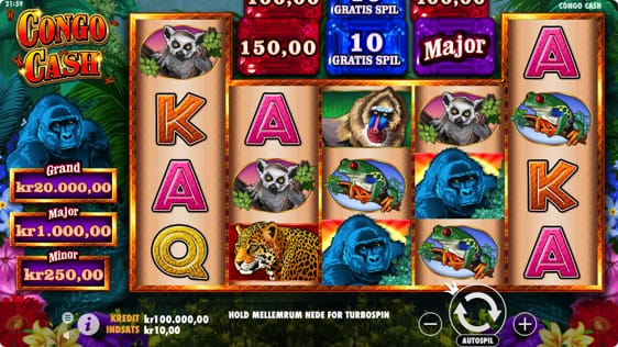 Congo Cash fra Pragmatic Play – Vind 100 free spins