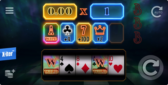 Crescendo slot med kortspil, multiplikatorer og gratis spins