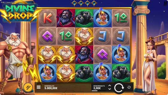 Divine Drop med 8 free spins