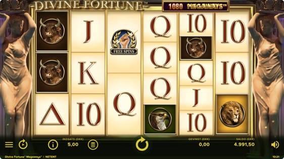 Divine Fortune Megaways free spins