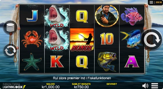 Extreme Fishing spillemaskine med free spins