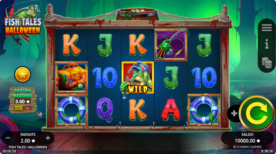 Fish Tales Halloween slot med Cash Collect og Monster Bass Free Spins