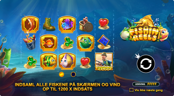 Fishin Reels med 15 gratis spins