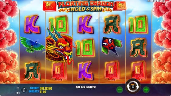 Floating Dragon Hold and Spin med 20 free spins