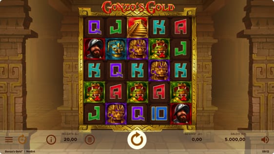 Gonzos Gold spillemaskine med 10 free spins