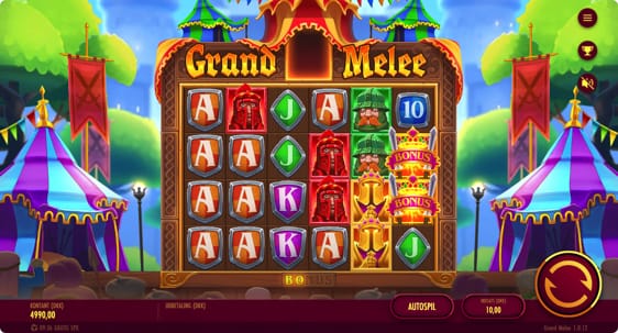 Grand Melee spillemaskine med bonusspil