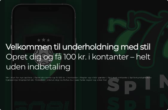 Indbetal helt ned til 50 kr. hos dansk online casino