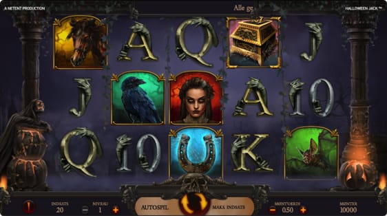 Halloween Jack spilleautomat med free spins