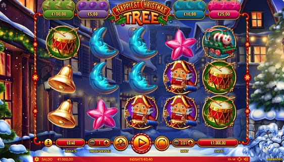 Happiest Christmas Tree med 15 gratis spins