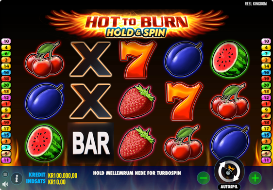 Hot to Burn Hold & Spin