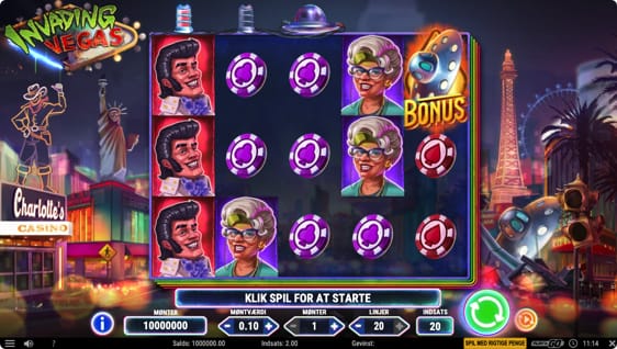 Invading Vegas spillemaskine med 12 free spins