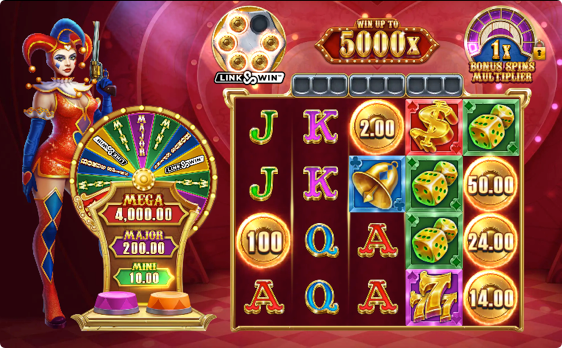 Joker Pin The Win med jackpot lykkehjul