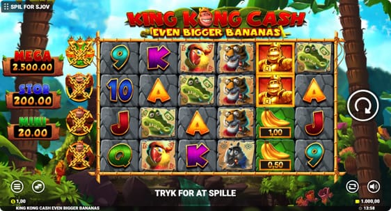 King Kong Cash Even Bigger Bananas
