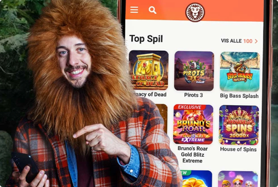 Snup 1.000 konto hos LeoVegas uden bonuskode