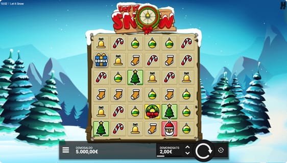 Let it Snow spillemaskine med 10 free spins