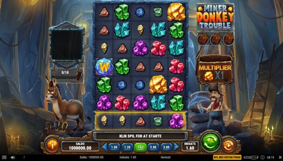 Miner Donkey Trouble – Udløs 5 free spins