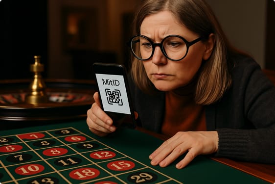 Du skal verificere din casino-konto med MitID