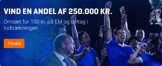 EM 2021 – Lodtrækning om 250.000 kr