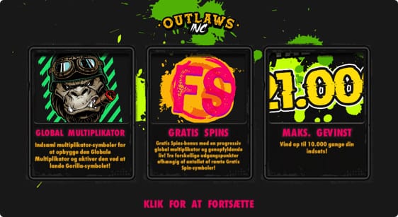 Outlaws Inc spillemaskine med free spins