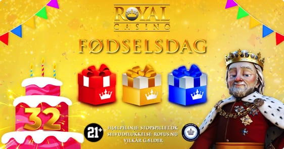 Invitation til 32 års fødselsdagsfest