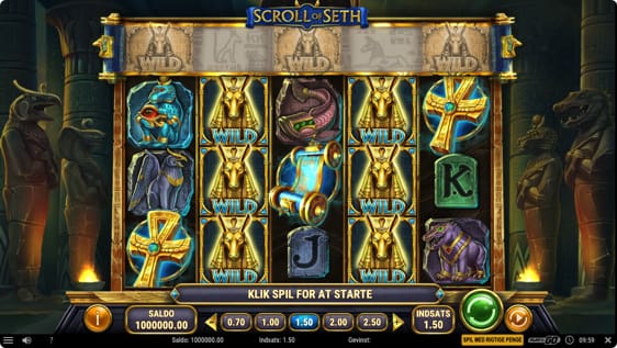 Scroll of Seth med 15 free spins