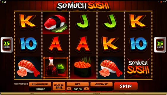 So Much Sushi spillemaskine
