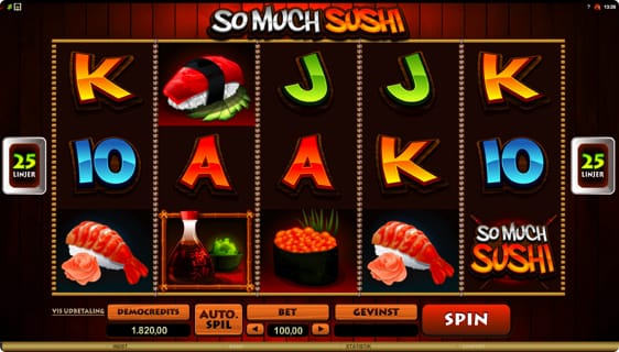 So Much Sushi spillemaskine
