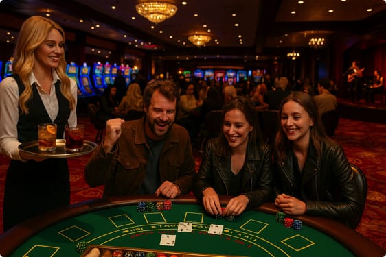 3 spillere tester et ny casino